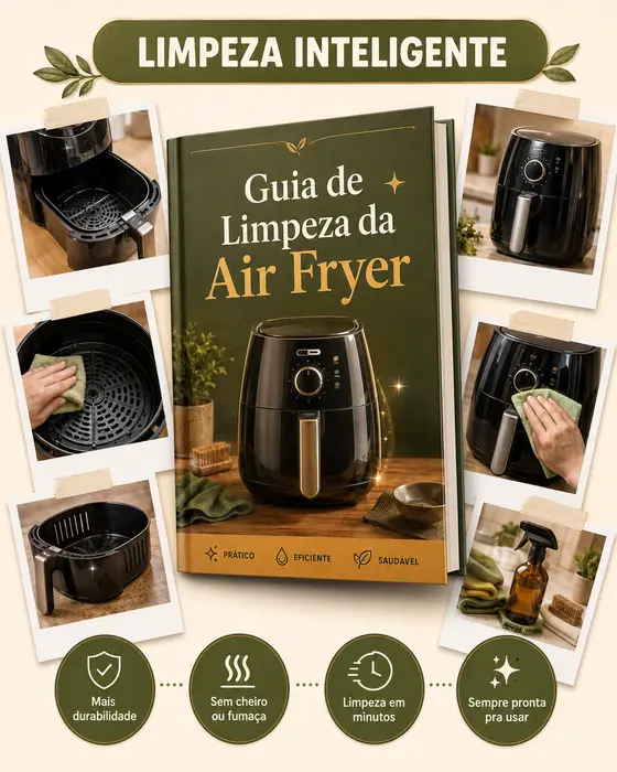 Capa do bônus Guia de Limpeza da Air Fryer