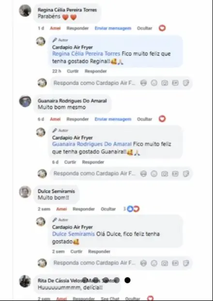 Comentário de cliente